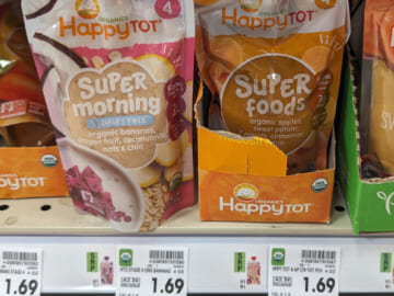 Happy Tot Organic Baby Food Pouches Just $1.25 Each At Kroger