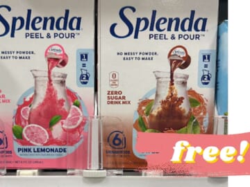 Money Maker Splenda Peel & Pour Drink Pods!