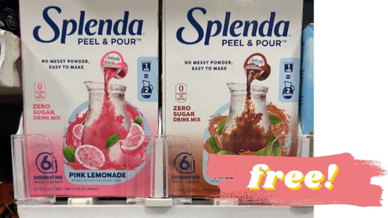Money Maker Splenda Peel & Pour Drink Pods!