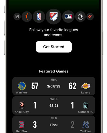 Apple Sports App: Out now for free