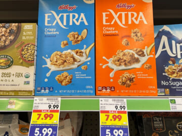Save On Kelloggs Extra Granola Cereal at Kroger as Low as 3.99 Per Box