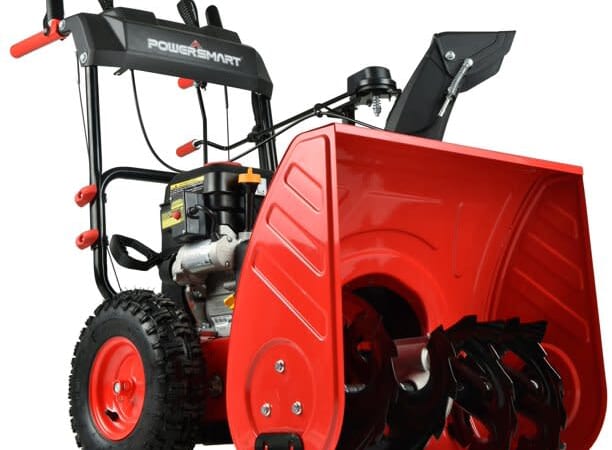 PowerSmart 24" 212cc 2-Stage Electric Start Gas Snow Blower for $374 + free shipping