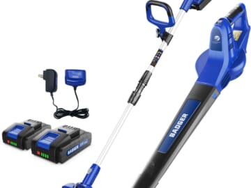 Badger 20V Cordless String Trimmer/Edger Sweeper Combo for $99 + free shipping