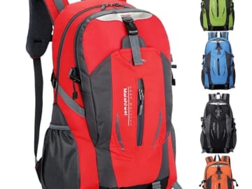 Nylon Waterproof Travel Backpack for $9 + $6 s&h