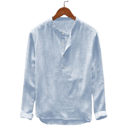 Men's Linen Half-Sleeve Shirt for $14 + free shipping