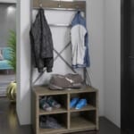 *HOT* Entryway Hall Tree with Hooks & Shoe Storage for just $79.99 shipped! (Reg. $375)