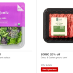target screen shot for good & gather products on sale