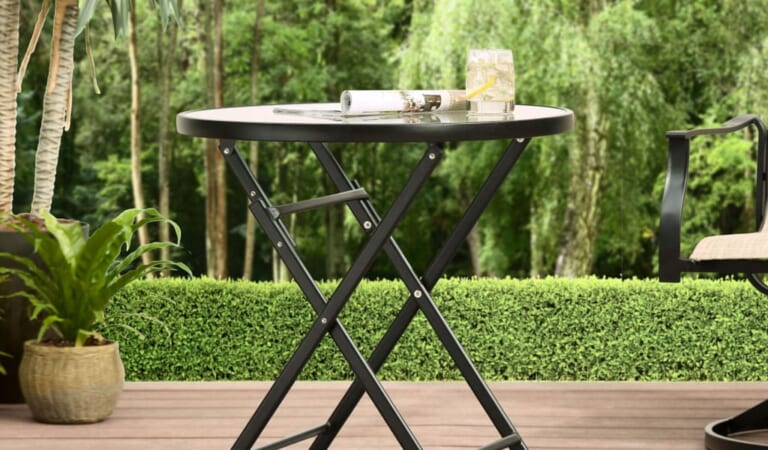 Mainstays Greyson 26" Round Bistro Folding Table for $10 + free shipping w/ $35