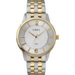 Timex Men's Stainless Steel 3-Hand 40mm Watch for $33 + free shipping w/ $35
