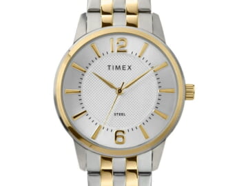Timex Men's Stainless Steel 3-Hand 40mm Watch for $33 + free shipping w/ $35