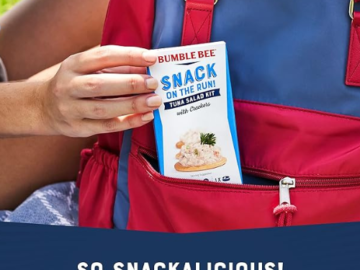 Bumble Bee 12-Pack Snack On The Run Tuna Salad with Crackers Kit, 3.5 oz as low as $12.44 Shipped Free (Reg. $16.19) – $1.04/Kit