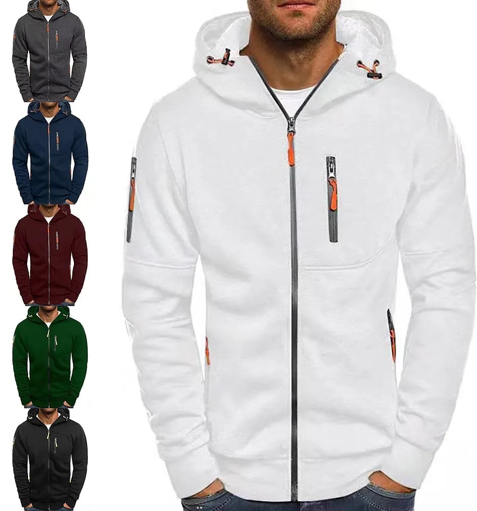 Men's Full Zip Sweater for $15 + $5 s&h