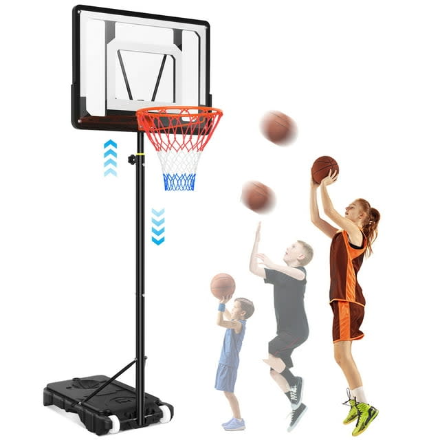 iFanze 60'' to 84'' Adjustable Basketball Hoop for $57 + free shipping