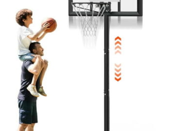 iFanze 10-ft. Portable Adjustable Basketball Hoop for $124 + free shipping