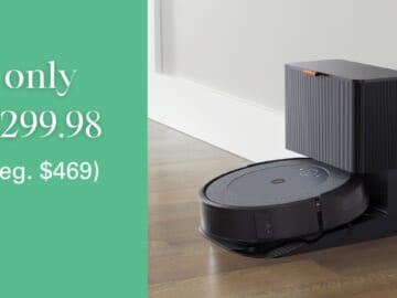QVC iRobot i5+ Robot Vacuum $299.98 (reg. $469)