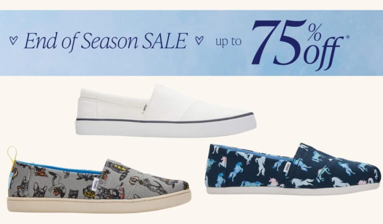 TOMS | Women’s Alpargatas From $17.97!