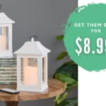 QVC | Set of 2 Mini Lanterns Only $8.99 (reg. $20)