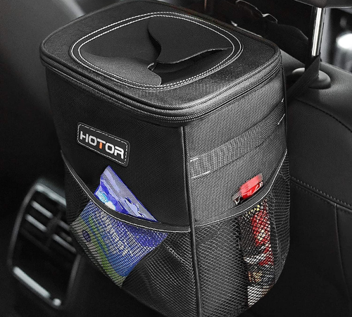 Car Trash Can with Storage Pockets, 2-Gallon $8.46 (Reg. $14)