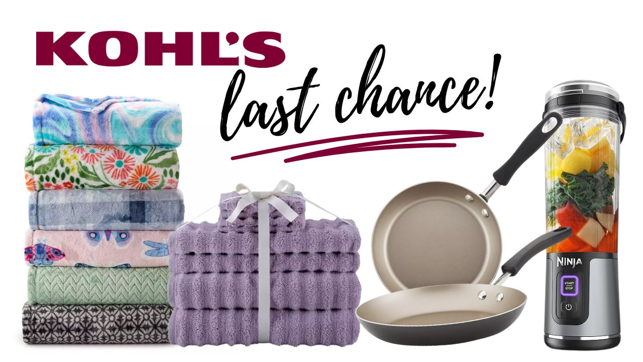 Kohl’s Weekend Home Sale Ends Today!