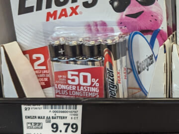 Energizer Batteries 8-Packs Just $6.99 At Kroger (Regular Price $9.79)