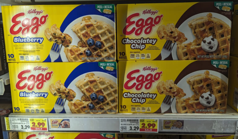 Get The Boxes Of Kellogg’s Eggo Waffles For Just $2.49 At Kroger