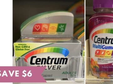 $5.49 Centrum (reg. $11.49) at the Publix Extra Savings Event