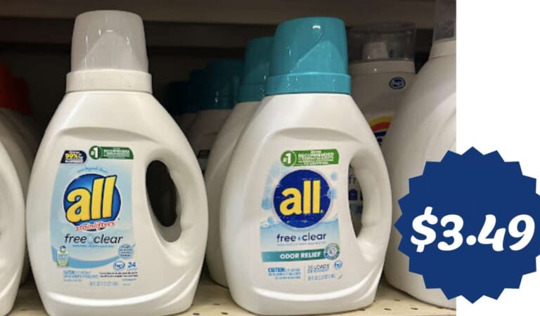 $3.49 all Detergent | Walgreens Deal Today Only