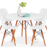 5-Piece Mid-Century Modern Dining Set