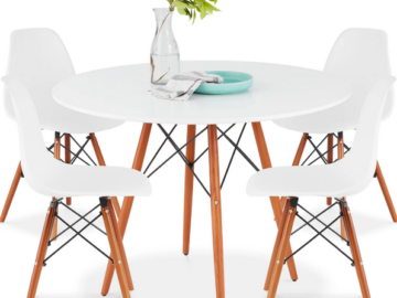 5-Piece Mid-Century Modern Dining Set