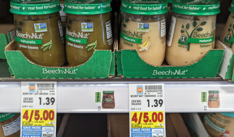 Beech-Nut Baby Food Jars As Low As $1 At Kroger