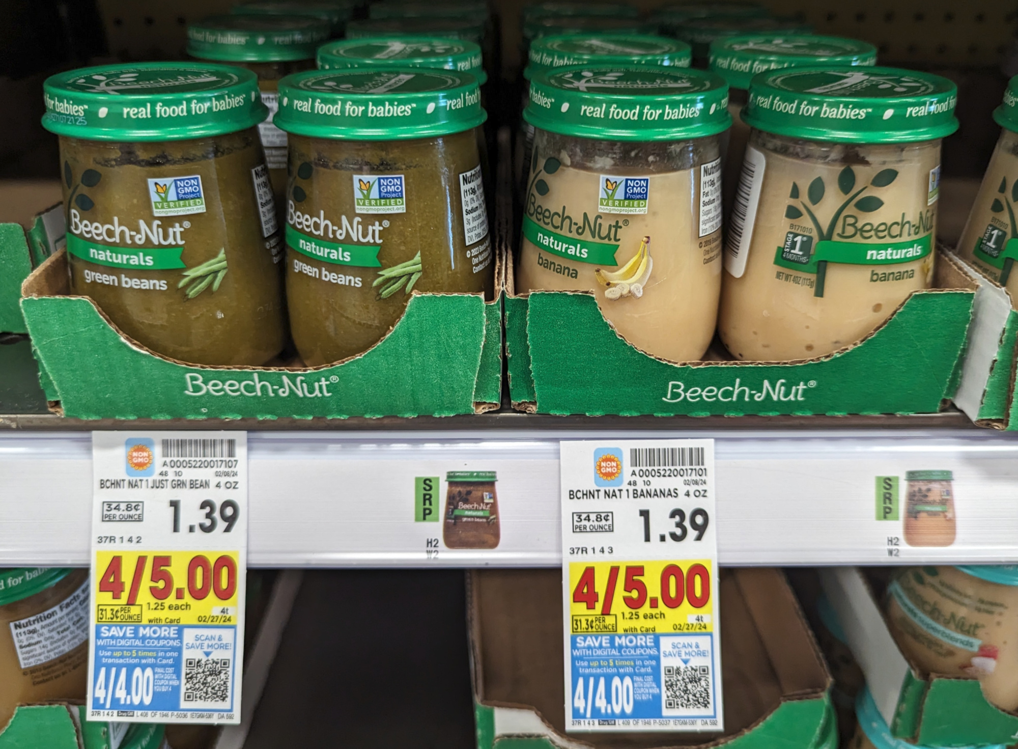 Beech-Nut Baby Food Jars As Low As $1 At Kroger