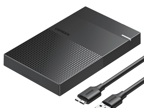 Ugreen 2.5" USB-C Hard Drive Enclosure for $8 + free shipping w/ $20