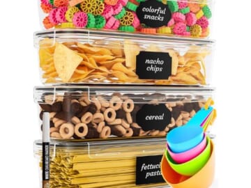 Chef’s Path Airtight BPA Free Food Storage Box, 4-Piece Set (2.3L) $15.49 After Code (Reg. $25) – $3.87 Each