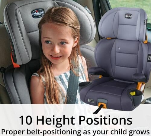 Chicco KidFit ClearTex Plus 2-in-1 Belt-Positioning Booster Car Seat $80 Shipped Free (Reg. $100) – Lilac, 40-100 lbs.