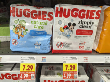 BIG Packs Of Huggies Wipes Just $4.87 At Kroger (Regular Price $7.29)