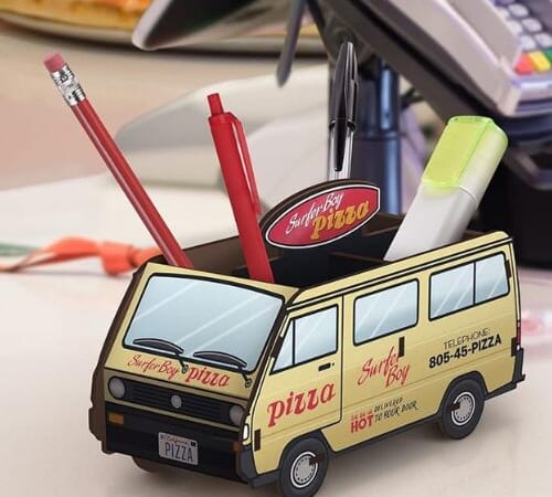Genuine Fred Stranger Things Surfer Boy Pizza Desk Caddy $3.88 (Reg. $13)