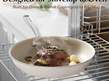 Experience convenience at its finest with these Nonstick Frying Pans, 3-Piece Set for just $49.99 After Code + Coupon (Reg. $99.99) + Free Shipping