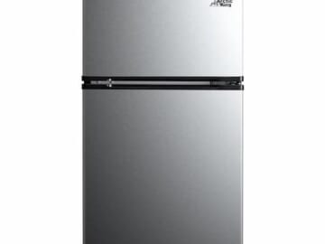 Arctic King 3.2 Cu ft Two Door Mini Fridge with Freezer