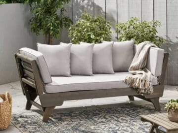 Koray 65.5'' Acacia Outdoor Patio Daybed