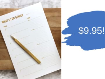 Amazon | 50 Sheet Meal Planning Pad $9.95 (reg. $12.95)