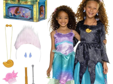Disney 10-Piece The Little Mermaid Ariel and Ursula Dress Up Trunk Set $8.25 (Reg. $18)