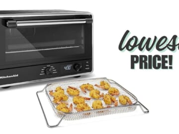 Lowest Price Alert! KitchenAid Countertop Oven & Air Fryer $140 (reg. $220)
