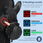 Rechargeable Heated Gloves with 7.4V 2500mAh Battery $19.99 After Coupon (Reg. $70) – Magnetic Flip Cover Design