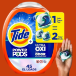 Tide Ultra Oxi 45-Count Power Pods Laundry Detergent as low as $12.54 After Coupon (Reg. $19.46) + Free Shipping – 28¢/Pod