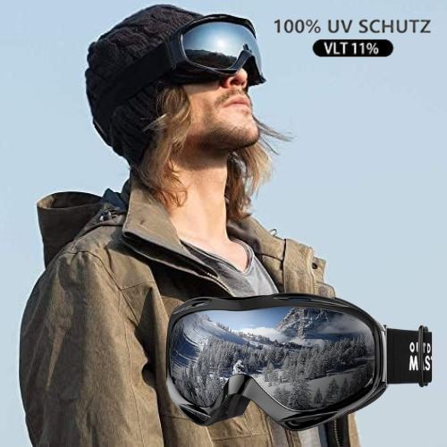 OutdoorMaster 100% UV OTG Ski Goggles $14 After Code (Reg. $28) – 21K+ FAB Ratings!