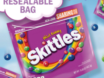 Skittles Wild Berry Summer Chewy Candy Sharing Size Bag, 15.6-Oz as low as $2.59 After Coupon (Reg. $4) + Free Shipping