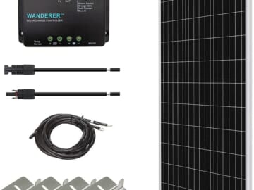 Renogy 100W Solar Panel for $120 + free shipping