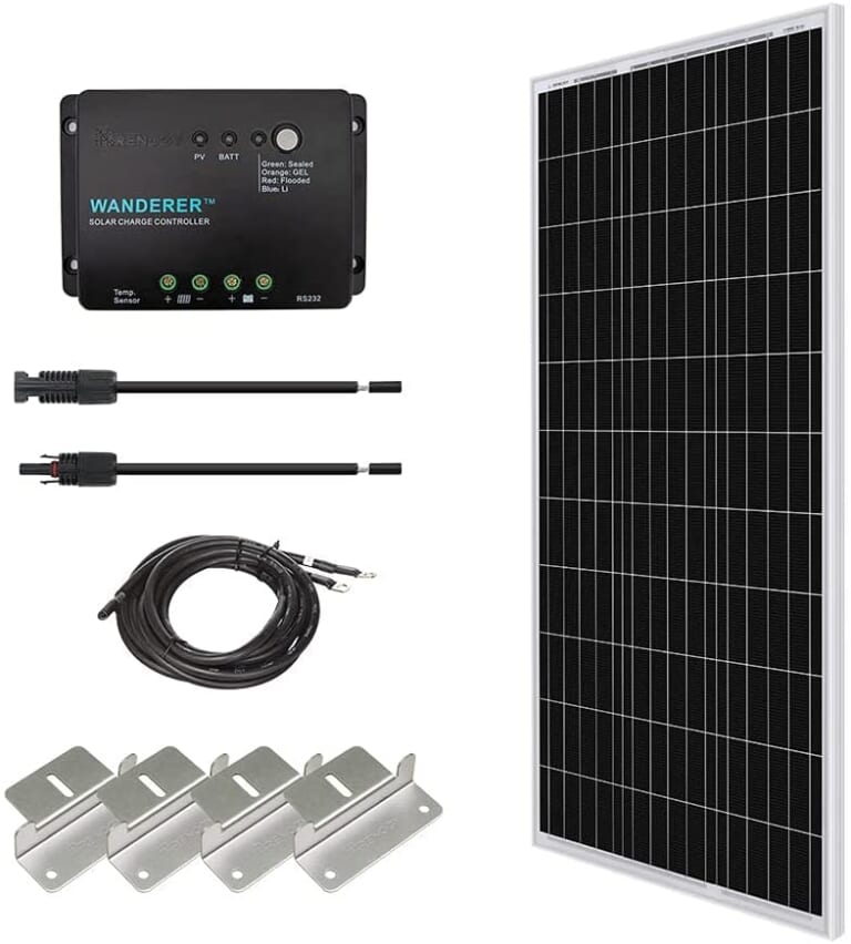 Renogy 100W Solar Panel for $120 + free shipping