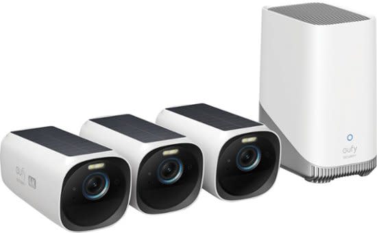 Eufy eufyCam 3 3-Camera Indoor/Outdoor Wireless 4K Security System for $450 + free shipping