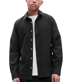 Gap Men's Point-Collar Oxford Shirt for $6 + free shipping w/ $50